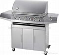 5 burner gas bbq grill (with back burner) 1