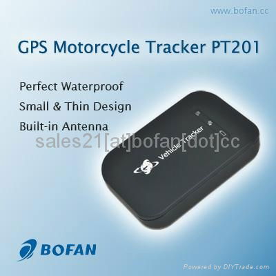 Waterproof gps tracker for motorbike