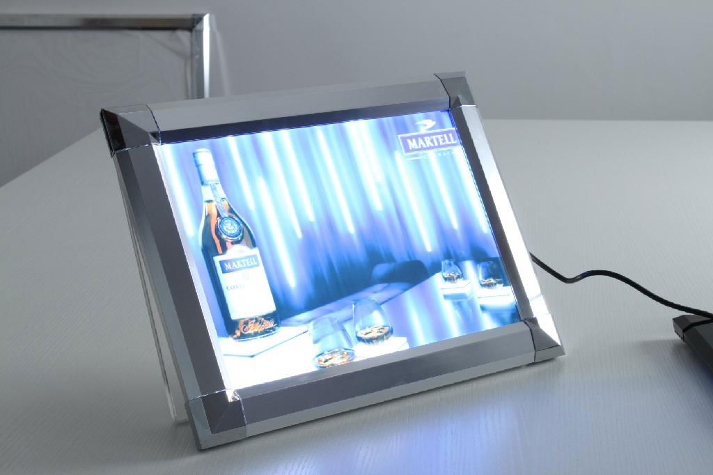 LED aluminum frame light box 3