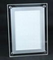 backlit LED crystal slim light box 5