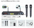 Professional UHF Infrared Wireless Microphone System MC-807 1