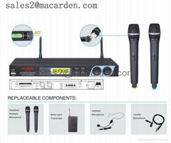 Professional UHF Infrared Wireless Microphone System MC-807