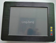 industrial fanless touch screen panel pc 