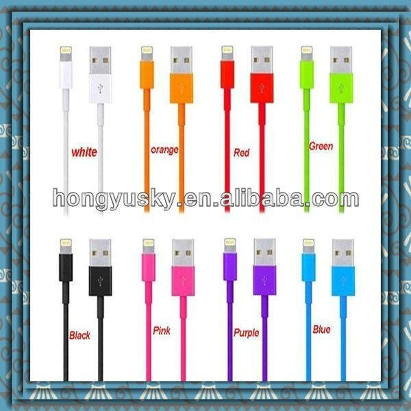 1m hot selling cable for iphone5 charging cable   3