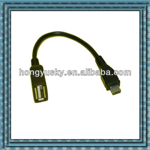 Convenient compact and connect two mobile phone female micro usb to male micro u 2