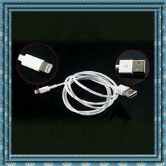 1 meter white 8 pin factory price data cable for apple iphone