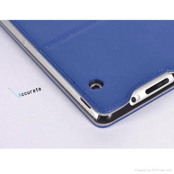 smart genuine leather case for iPad 5