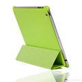 PU Leather Cases for iPad with Folding Stand, Easy for Viewing and Typing