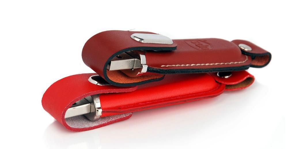 leather USB drive  2