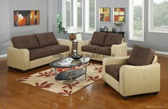 Modern corner living room genuine leather sofa 