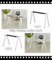 Office table leg steel Metal laser cut Stainless steel dining table legs