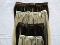 brazilian virgin clip in human hair extension 4