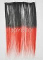 brazilian virgin clip in human hair extension 5