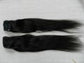 brazilian human hair double weft clip in