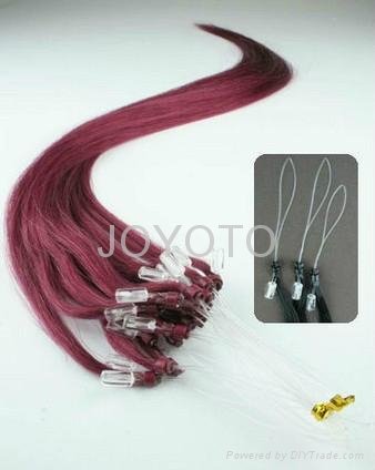 micro loop rings brazilian human hair extensions 8"-30"