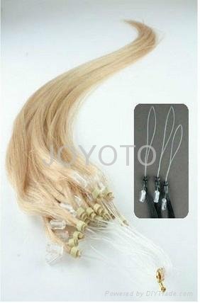 micro loop rings brazilian human hair extensions 8"-30" 2