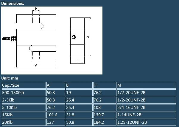 S type Load Cell Block LC211E  2