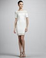 2013 white checkers ladies sheath