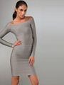 2014 flat shoulder dress ladies clothing