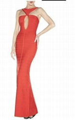 100% manufacturer for 2013 women's maxi bandage dress 