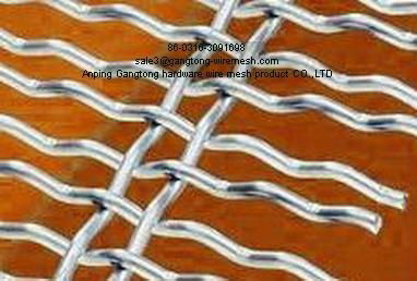 Crimped wire mesh