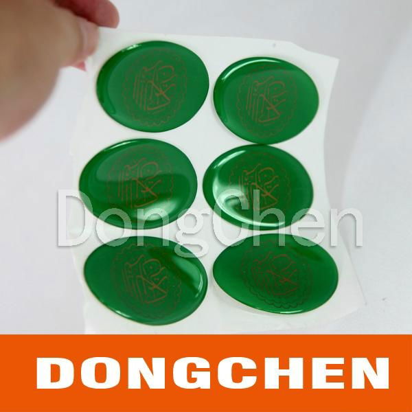 2013 Most Popular Cut Crystal Epoxy Domed Stickers 3