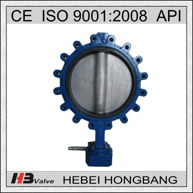 Centerline lug type soft seal butterfly valve