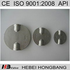 Dual Alxe stainless steel butterfly valve disc