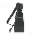 Mobile phone anti-theft display stand with sensor head and charge cable 5