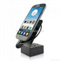 Mobile phone anti-theft display stand with sensor head and charge cable 3