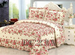 100% Cotton Patchwork Quilt 3PCS & 4 PCS Bed Setting