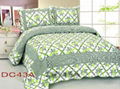 Patchwork 100%Cotton Quilt Bed Setting 3PCS & 4PCS 1