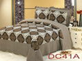 Patchwork 100%Cotton Quilt Bed Setting 3PCS & 4PCS 3