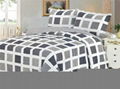 Patchwork 100%Cotton Quilt Bed Setting 3PCS & 4PCS 4