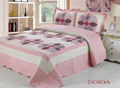 Patchwork 100%Cotton Quilt Bed Setting 3PCS & 4PCS