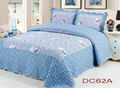 Patchwork 100%Cotton Quilt Bed Setting 3PCS & 4PCS 2