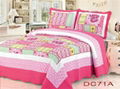 Cotton Patchwork Quilts Duvet Cover Set Bedding Set  1