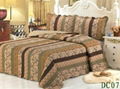 Patchwork 100%Cotton Quilt Bed Setting 3PCS & 4PCS 3