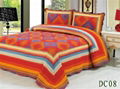 Patchwork 100%Cotton Quilt Bed Setting 3PCS & 4PCS 4