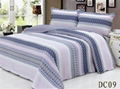 Patchwork 100%Cotton Quilt Bed Setting 3PCS & 4PCS 5