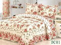 100% Cotton Patchwork Quilt 3PCS & 4 PCS Bed Setting 1