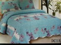 Patchwork 100%Cotton Quilt Bed Setting 3PCS & 4PCS 1