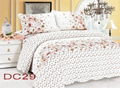 100% Cotton Patchwork Quilt 3PCS & 4 PCS Bed Setting 2