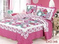 Patchwork 100%Cotton Quilt Bed Setting 3PCS & 4PCS 4