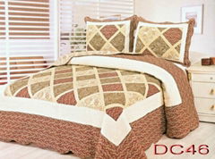 100% Cotton Patchwork Quilt 3PCS & 4 PCS Bed Setting