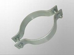 Galvanized clamp hoop