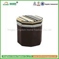 Fabric Folding Storage Ottoman 5