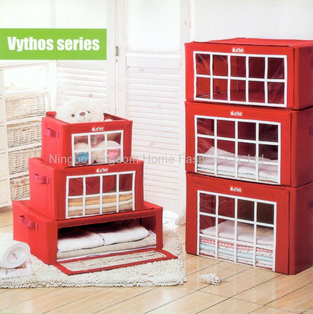 Non-woven Fabric Clothing Storage Box With Window