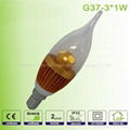 3W 4W  E14 E27 LED candle light bulb