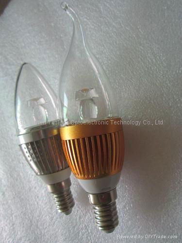 3W 4W  E14 E27 LED candle light bulb 3